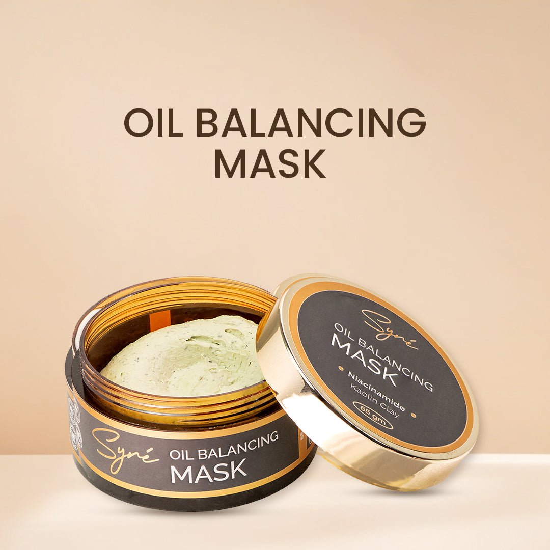 """Syre Oil Balancing Mask for Oily Skin"" ""Clay Mask for Acne-prone Skin"" ""Salicylic Acid Face Mask for Deep Cleansing"" ""Skin-friendly Face Mask for Excess Oil Control"" ""Natural Clay Mask for a Refreshed Complexion"""